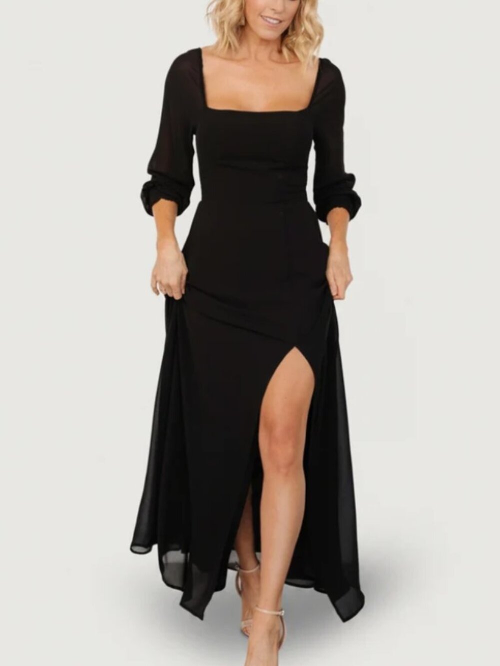 Baltic Born Gisselle Maxi Dress Black size Medium